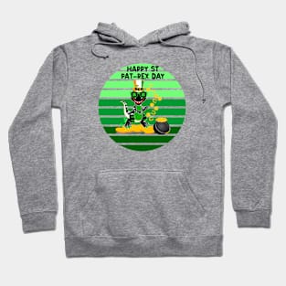 happy st pat rex day Dinosaur Hoodie